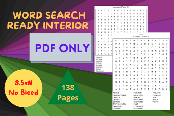 Download Words Search Interiors Kdp - Premium Resources