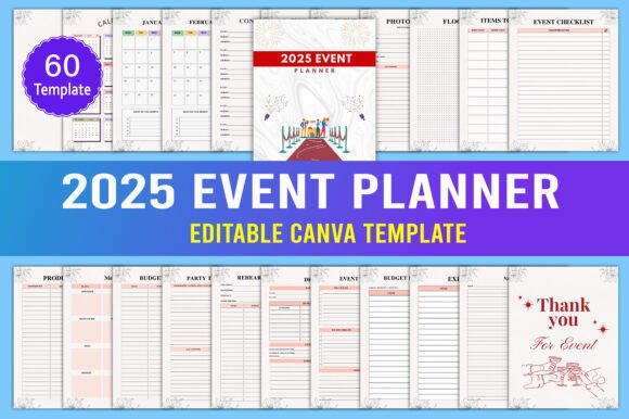 Download 2025 Event Planner Canva - Premium Resources