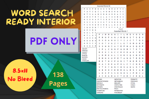 Download Words Search Interiors Kdp - Premium Resources