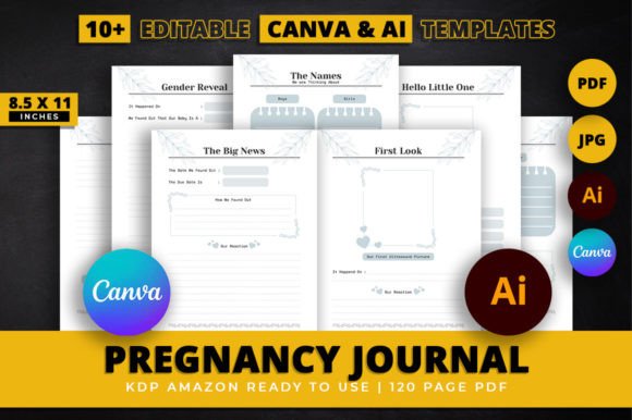 Download Pregnancy Journal - KDP Interior - Pregnancy Collection
